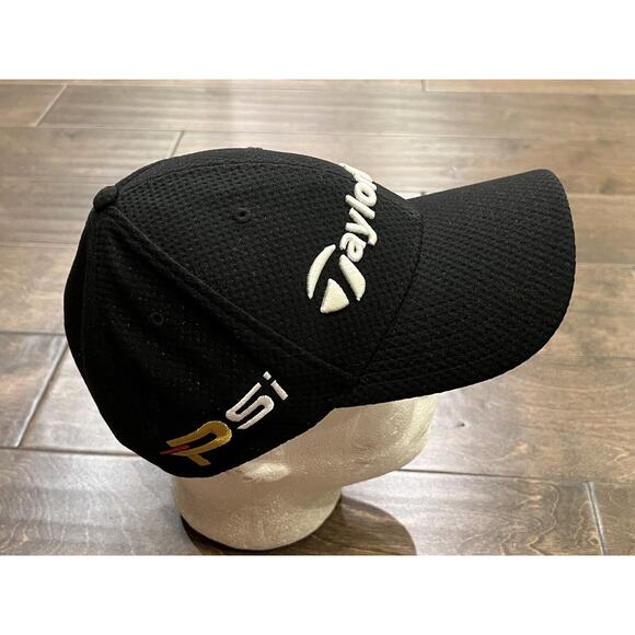 TaylorMade Mens Black Golf M1 PSi A-Flex Stretched Fitted Hat Size L/XL - Picture 5 of 10